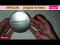 kryolan original vs fake translucent powder tl3 review