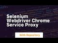 selenium webdriver chrome service proxy