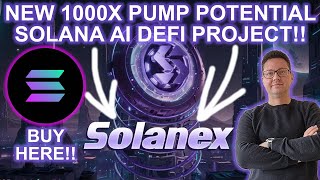 Buy Now SOLANEX AI Defi Exchange Coin For HUGE GAINS POTENTIAL!! Solana Coins To The MOON!!