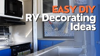 5 Easy, DIY Interior RV Decorating Ideas!