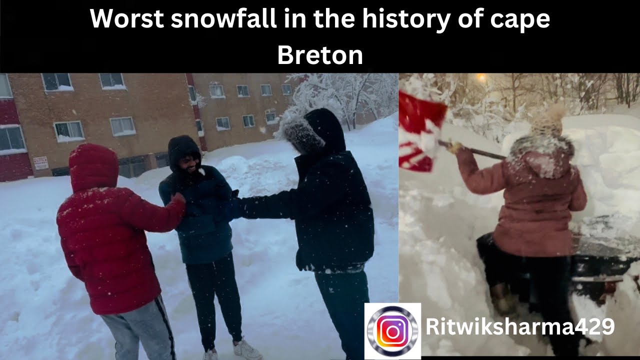 WORST SNOWFALL IN THE HISTORY OF CAPE BRETON | SYDNEY NOVA SCOTIA - YouTube