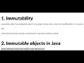 Immutability and Java | how to create Immutable Objects | Pitfalls & Anti patterns