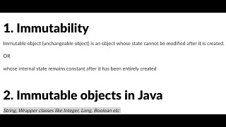 Immutability and Java | how to create Immutable Objects | Pitfalls & Anti patterns