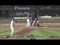 【プロ野球パ】足を徹底封じ、伊藤光が連続ファインプレー！ 2015 04 18 bs l