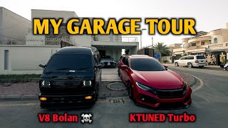 My Garage Tour | Ft. V8 Bolan And Ktuned Turbo