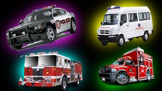USA vs BRAZIL Ambulance, Police, Fure Truck Siren, Horn Sound Variations