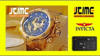 Invicta 14465 Venom Hybrid Blue dial  - Jtime Relógios Salvador