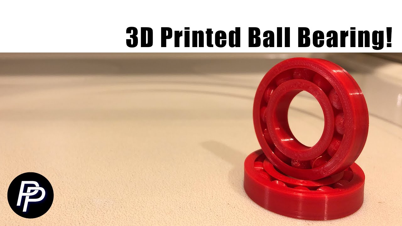 Print In Place Ball Bearing! | Functional 3D Print - YouTube