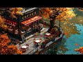 the peaceful space of october 🍁 chill lo fi hip hop beats for study relax work lofi coffee ☕