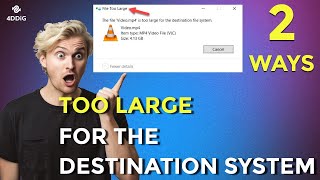 FIXED! -How to Solve "File is too Large for the Destination System"| FAT32 TO NTFS WITHOUT DATA LOSS