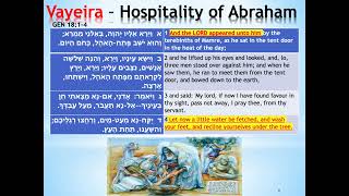 Vayeira 5785 Yeshua Kindness Congregation Yeshua