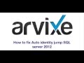 Fix auto identity jump in sql server 2012