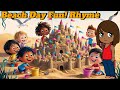 🌞Beach Day Fun! Rhyme 🌊 Building Sandcastles Magic! | Kids’ Summer Adventure | #nurseryrhymes