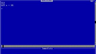 Introducing Basic QBASIC Statements | QBASIC Tutorial - 1