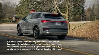 Utiliser la fonction de récupération dans votre Audi Q4 e-tron