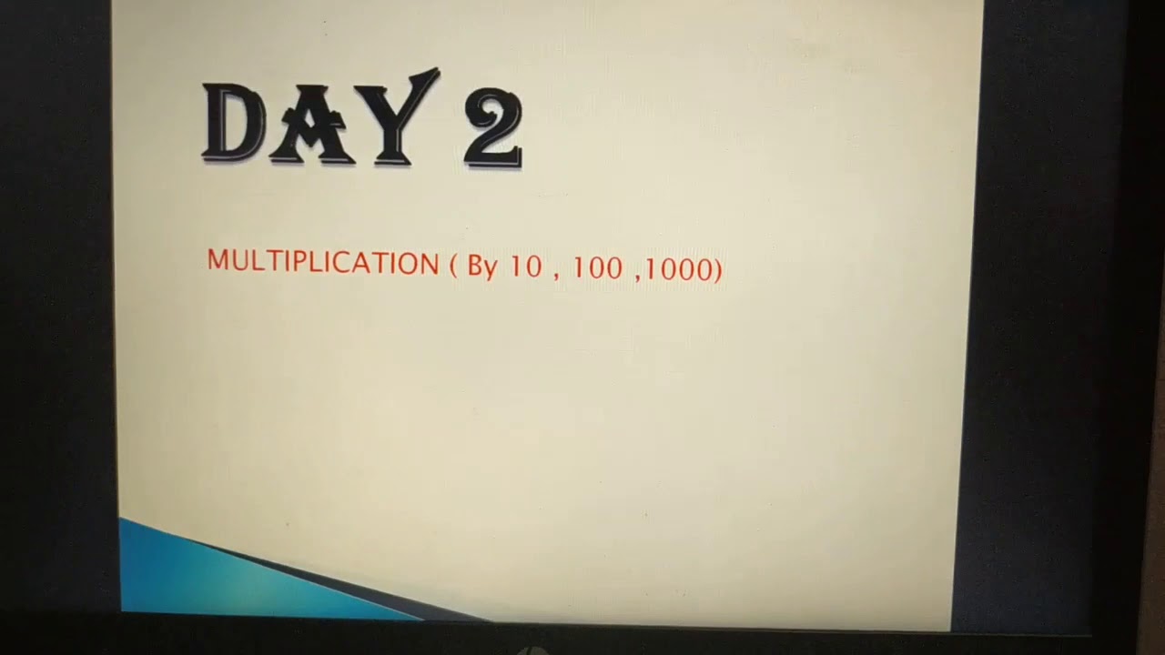 Class 4 Multiplication Ppt Youtube