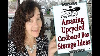 Amazing Upcycled Cardboard Box Storage Ideas!