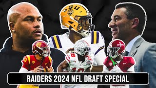 Raiders 2024 NFL Draft Special feat. Tom Telesco, Bucky Brooks and James Jones |