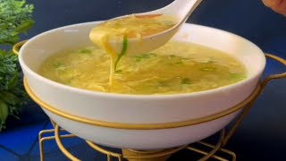 Perfect Egg Drop Soup Recipe | 10 Minutes Egg Soup | Easy and Quick Soup Recipe