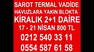 SAROT KİRALIK DAİRELER