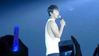 130616 super show 5 in hk talking-donghae