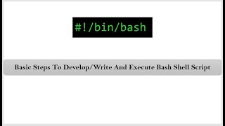 Section-2: Video-6 : Basic Steps to Write and Execute Shell Script | VRTechnologies | By NarendraP