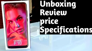 Gionee F10 Unboxing \u0026 Review !! Gionee F10 Price , Specifications  \u0026 Many more 🔥🔥🔥