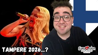 FINLAND REACTION / Erika Vikman - 'Ich Komme' (Eurovision Song Contest 2025)