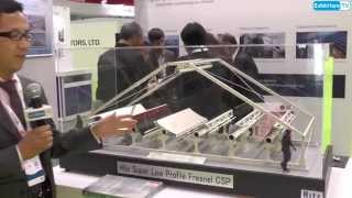 WFES 2015: HITZ Super Low Profile Fresnel CSP for RE (Hitachi Zosen Corporation Japan)