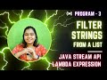 #3 Filter Strings by Starting Letter using Java Stream API