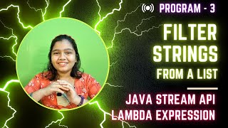 #3 Filter Strings by Starting Letter using Java Stream API