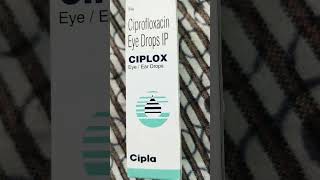 #Ciplox Eye/Ear Drops  used as an antibiotic for treating infections of the eye or ears .#