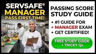 ServSafe Manager Passing Score Study Guide 2026 Food Safety Exam Review