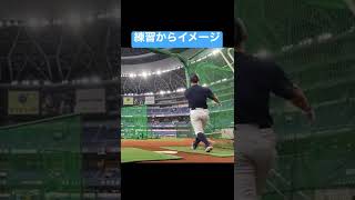 【練習からバット置き。その後、ちゃんと拾って帰る吉田正尚】#shorts #baseball