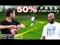 Can an Average Guy Throw 50% NFL Pass Completion? | Above Average Joe | GQ Sports