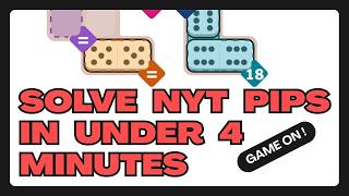 Solve NYT Pips in Under 4 Minutes: All 3 Levels Full Tutorial
