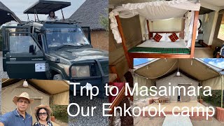 TRIP TO MASAIMARA| OUR ENKOROK CAMP | ENCOROKE CAMP ,MASAIMARA ,KENYA | NAUSHEEN MAJLISH ||