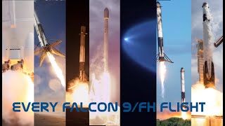 Falcon 9 at 10 years: Every Falcon 9/H Launch and Landing