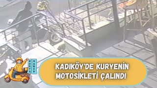 Kadıköy'de Kuryenin Motosikleti Çalındı