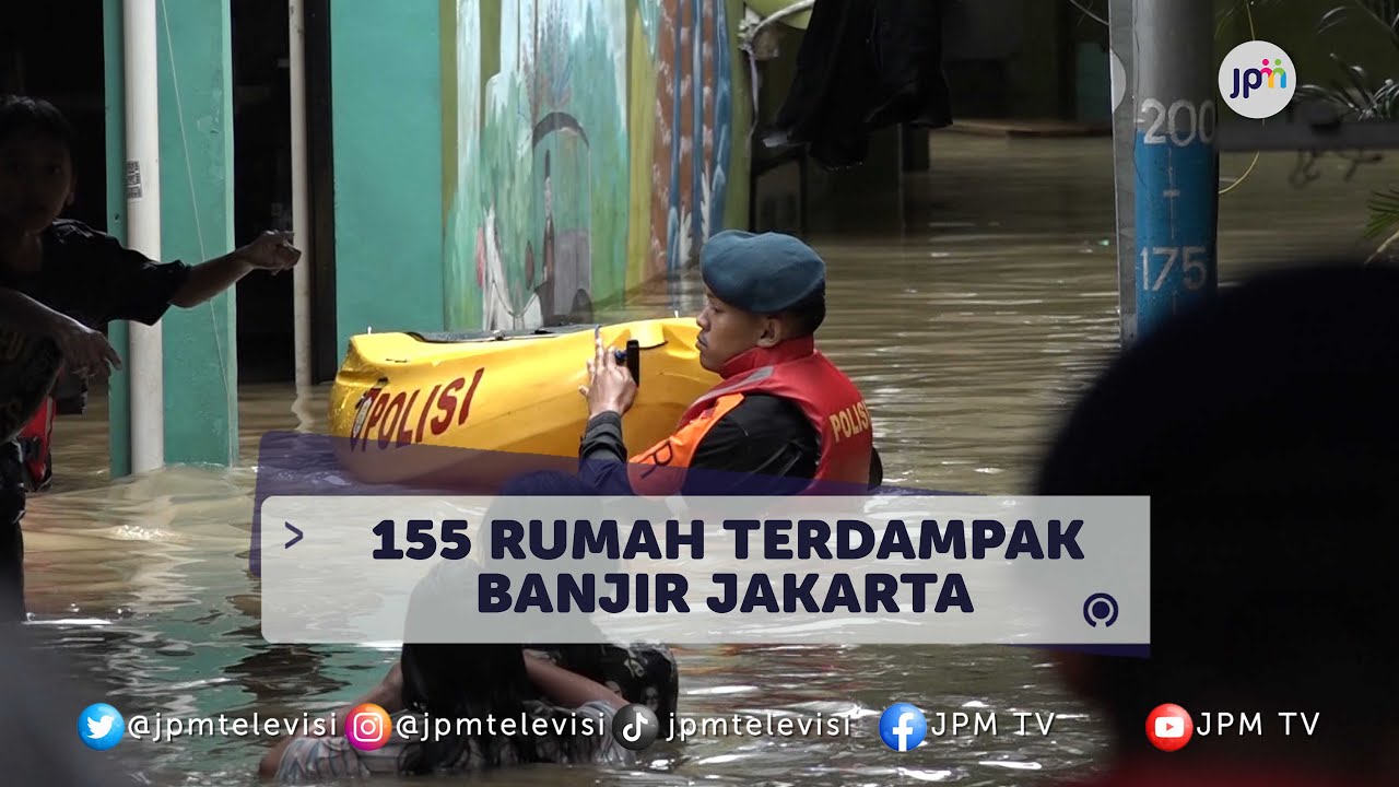 Ratusan Rumah Warga Kebon Pala Terendam Banjir - YouTube