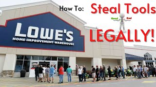 Did I steal this tool from Lowes.... LEGALLY? Is this good or bad?