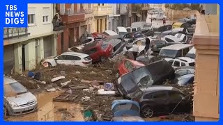 スペイン　集中豪雨の死者が211人に　サンチェス首相「悲劇的な状況」｜TBS NEWS DIG