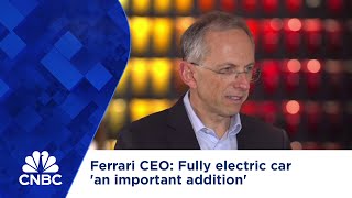 Ferrari CEO: Fully electric car 'an important addition'