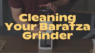 How To Unclog and Clean Your Baratza Grinder