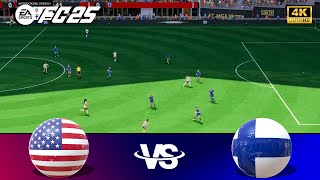 FC 25:  USWNT vs. FINLAND | Feb 14, 2025 | International Friendly | PS5 Gameplay [UHD]