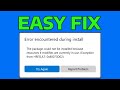 How to Fix Microsoft Store Error 0x80073d02 in Windows
