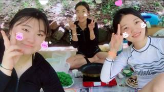 [여행동영상] Attractive three Woman's trip / 썰쯴굥의 여름나들이 (계곡여행)