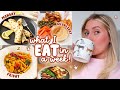 what i eat in a WEEK 🥞🍝 (ft. a very normal diet) VLOG!