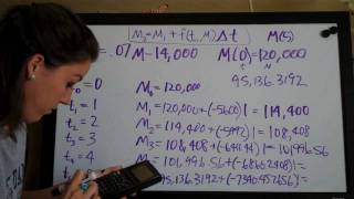 Euler's Method Example 2 PART 2/2 (KristaKingMath)
