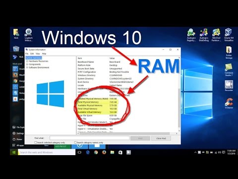 Windows 10 - How to check RAM/Memory - System Specs - Free & Easy Windows 10 - How to check RAM/Memory - System Specs - Free & Easy